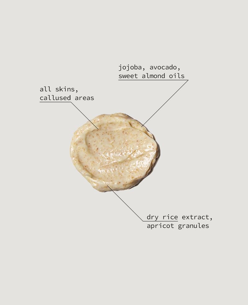 AAA/UNBRANDED  Esfoliante Unisex Ai Grani Di Riso E Noccioli Di Albicocca