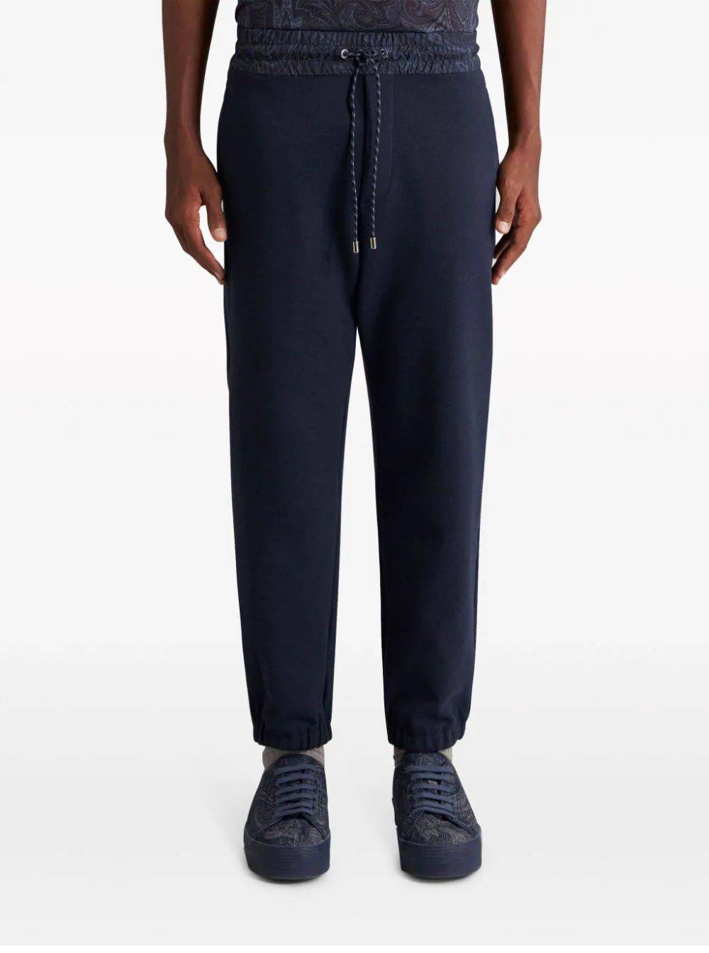 ETRO  Pantaloni Jogger ETRO Uomo Blu - Misto Cotone
