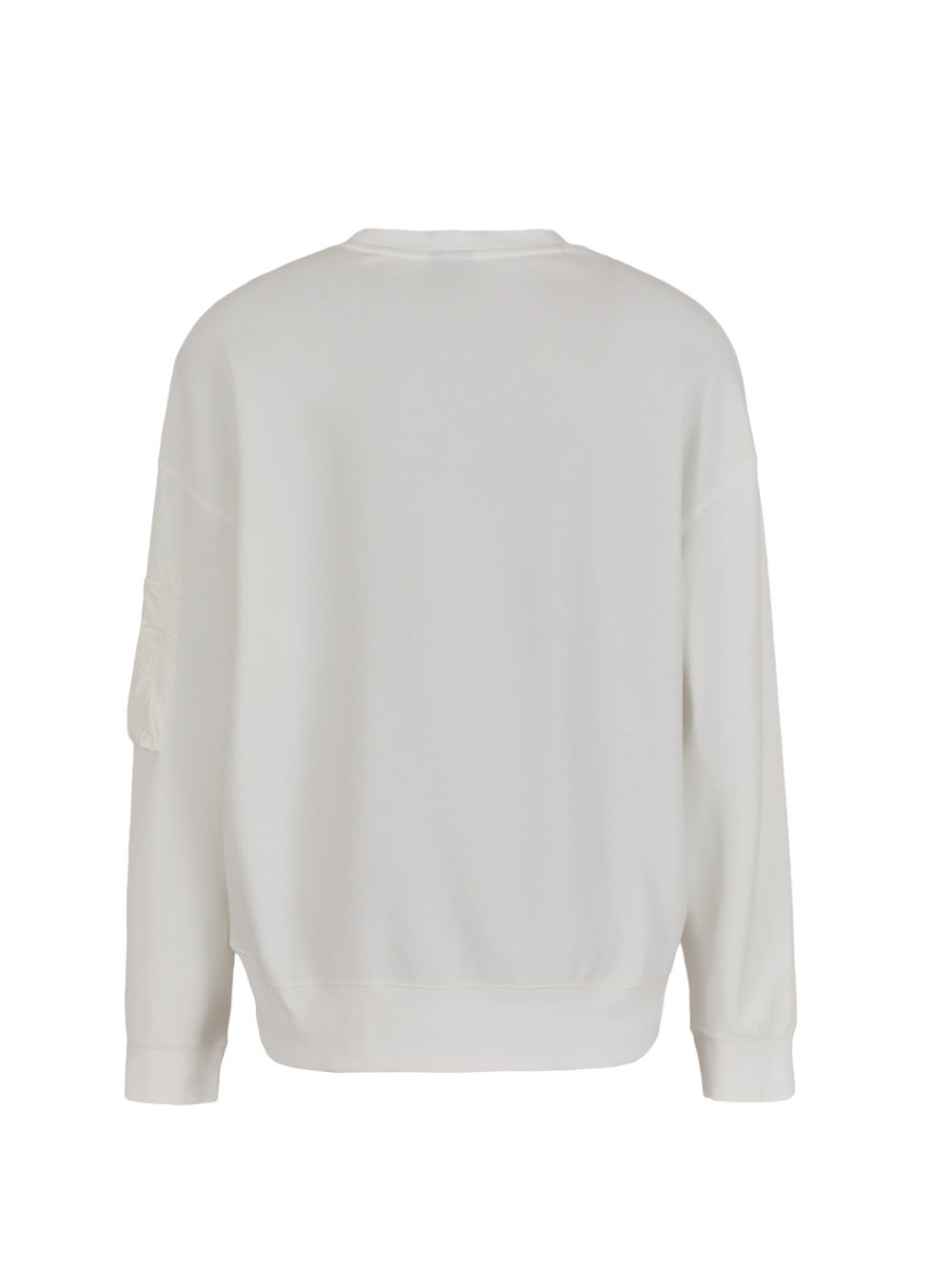 ARMANI EXCHANGE  Felpa Bianca In Cotone Misto Uomo Armani Exchange