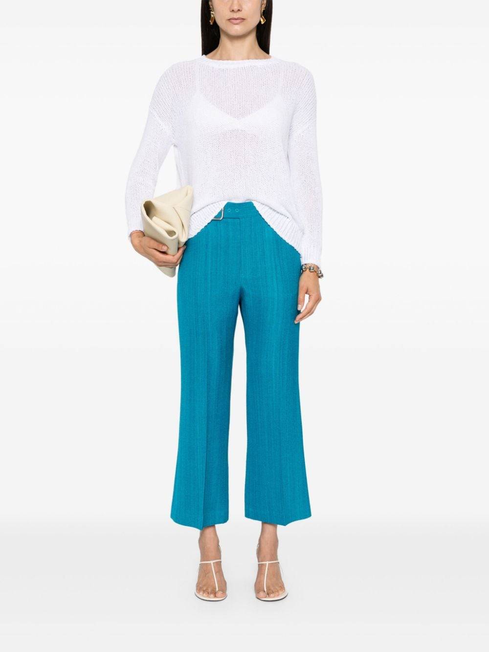 BRUNO MANETTI  Felpa Bianca Misto Cotone Bruno Manetti Per Donne