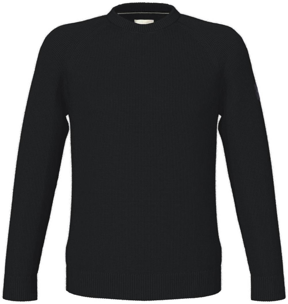 CALVIN KLEIN  Felpa Calvin Klein Nera in Cotone Uomo