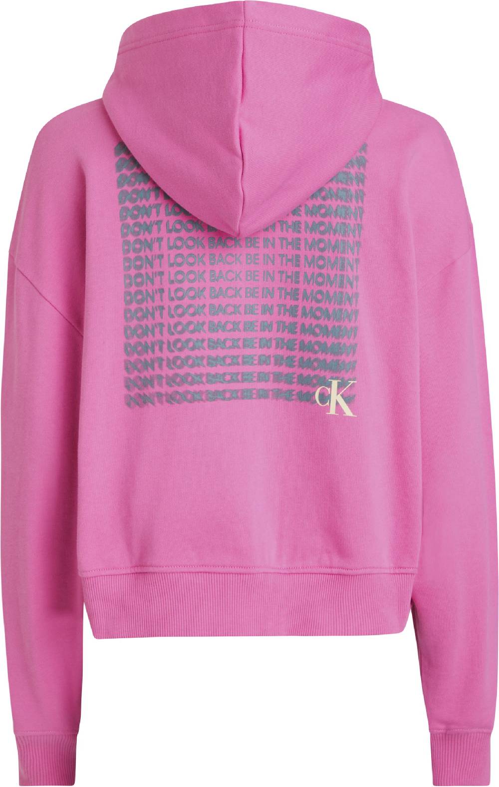 CALVIN KLEIN  Felpa Con Cappuccio In Cotone Fucsia Calvin Klein - Abbigliamento Donna