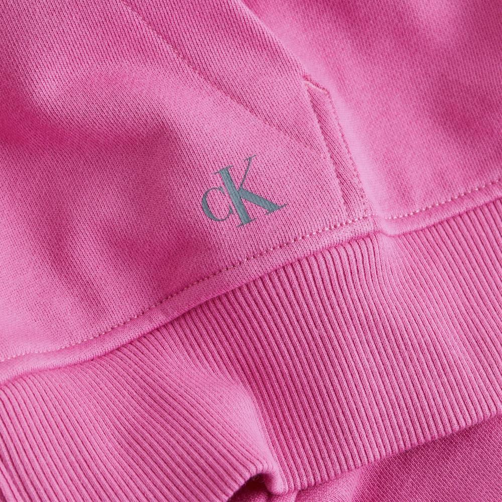 CALVIN KLEIN  Felpa Con Cappuccio In Cotone Fucsia Calvin Klein - Abbigliamento Donna