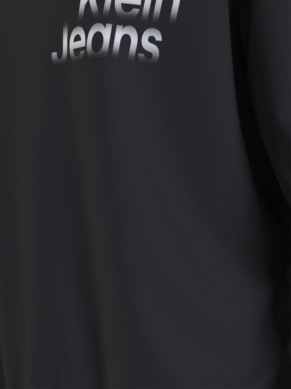 CALVIN KLEIN  Felpa Con Cappuccio Nera Da Uomo Calvin Klein Cotone SS24