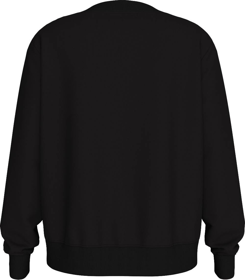 CALVIN KLEIN  Felpa Da Donna Nera In Cotone Misto Calvin Klein