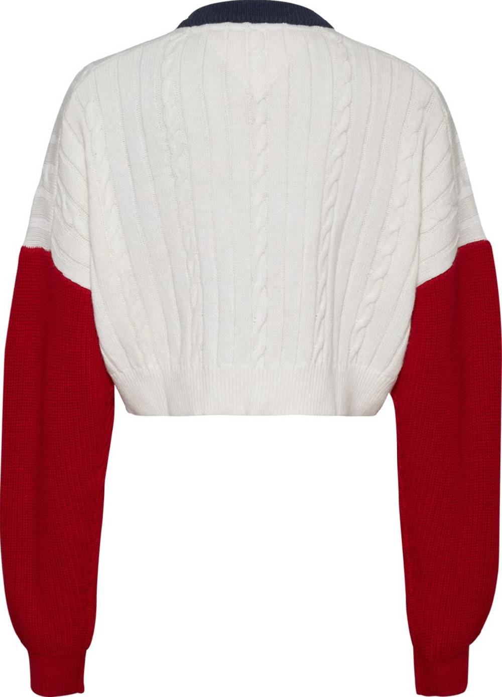 TOMMY JEANS  Felpa Di Cotone Bianca Tommy Jeans Donna