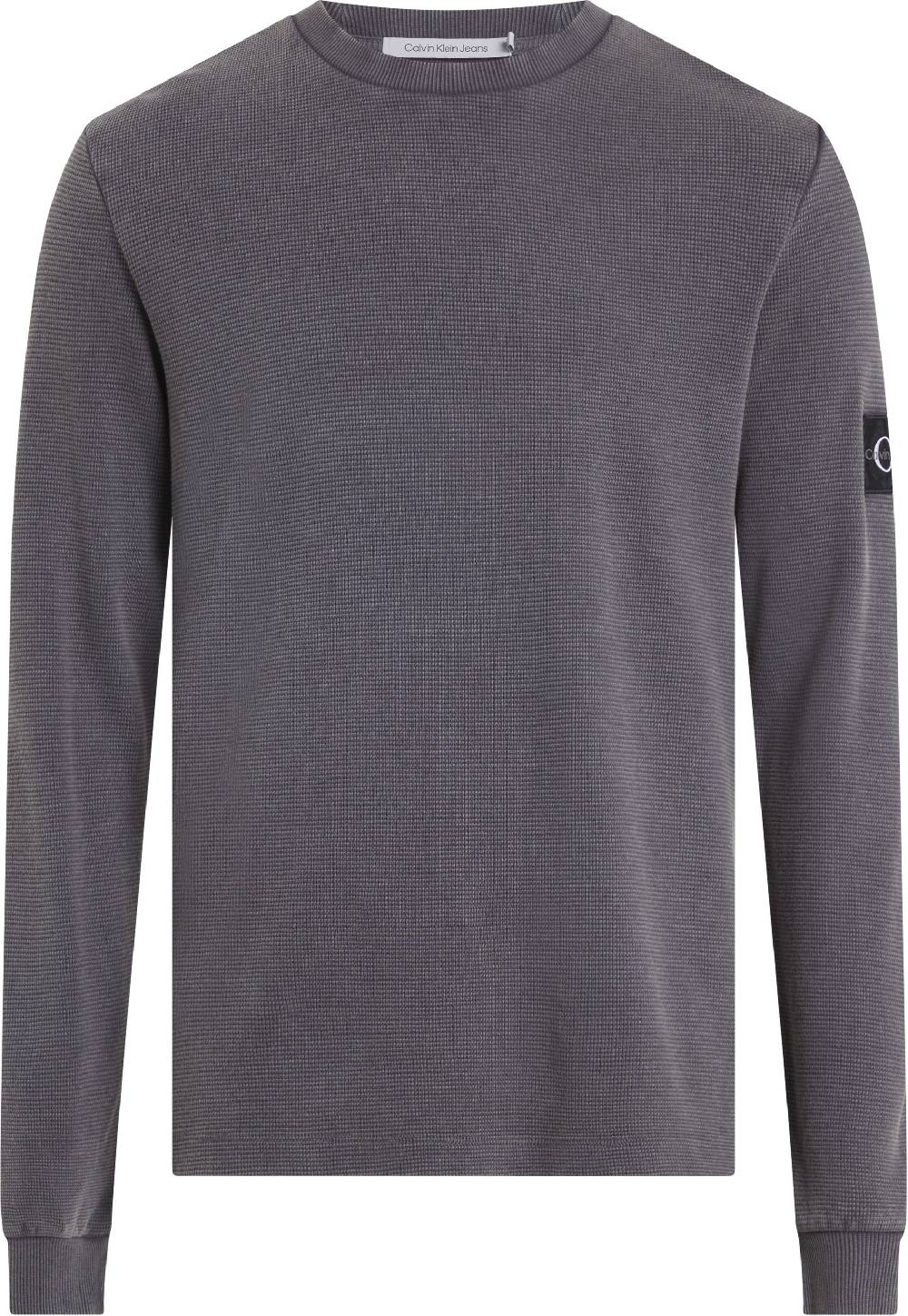 CALVIN KLEIN  Felpa Grigia Uomo Calvin Klein in Cotone