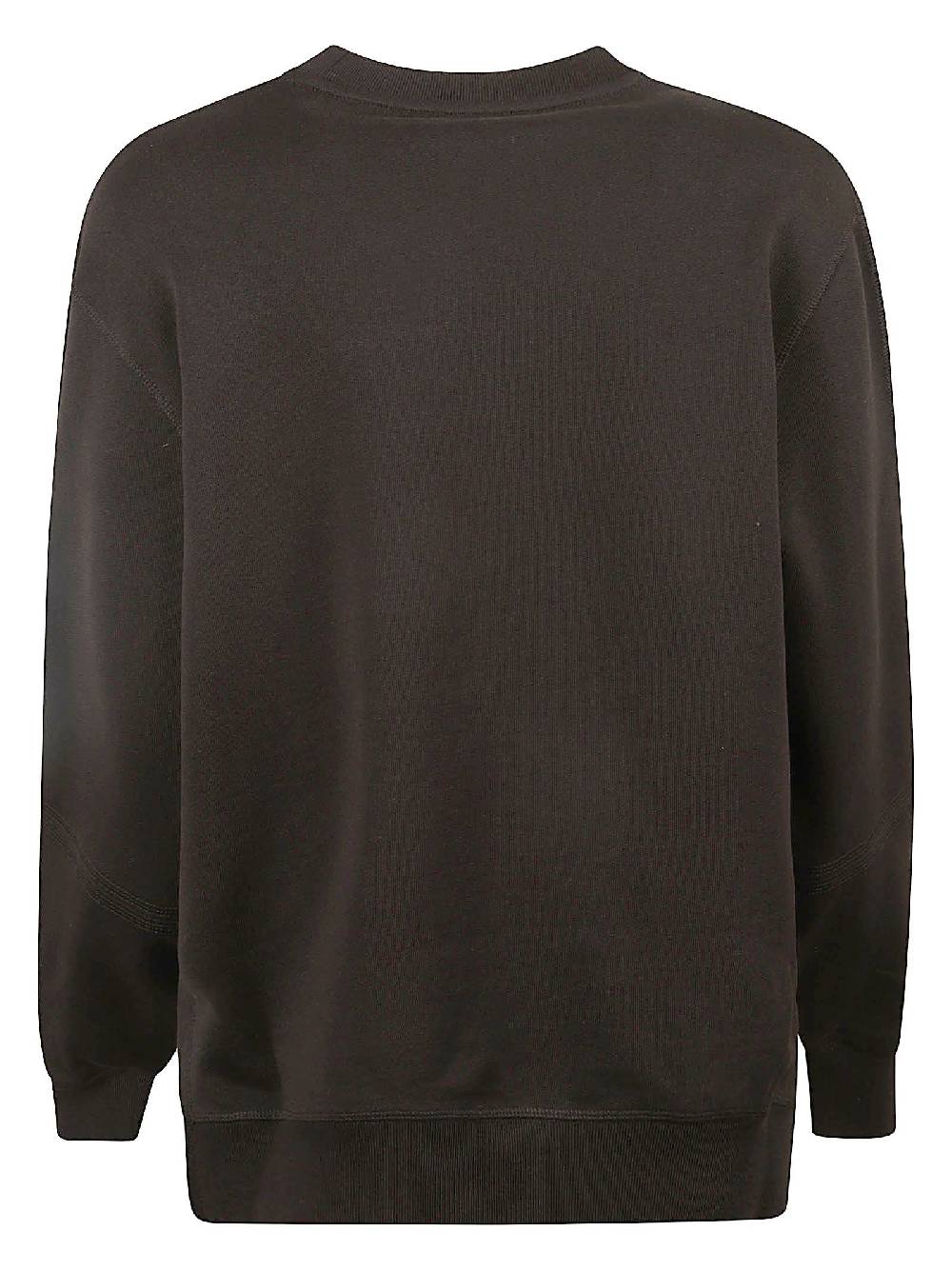 MONCLER  Felpa Moncler Nera In Cotone Con Logo E Girocollo