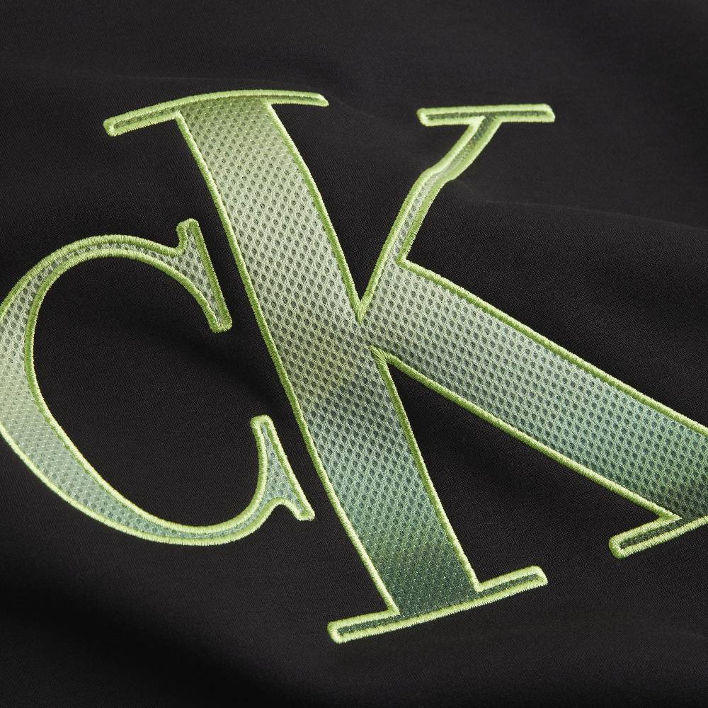 CALVIN KLEIN  Felpa Nera Da Uomo Calvin Klein - 100% Poliestere