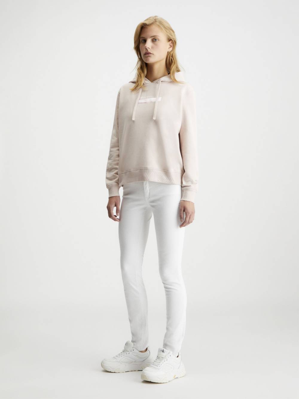 CALVIN KLEIN  Felpa Rosa In Cotone Calvin Klein Da Donna