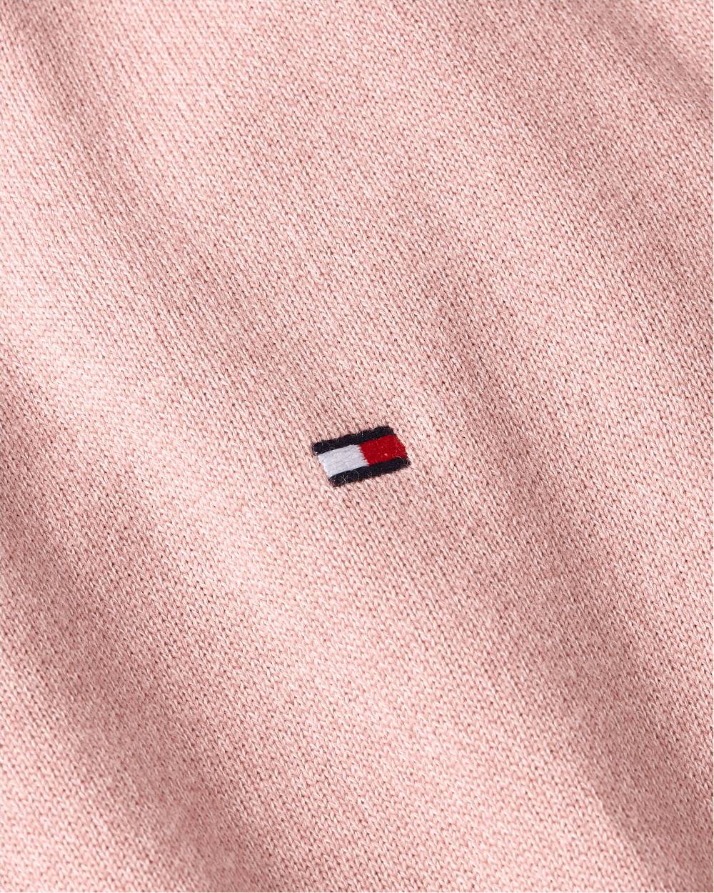 TOMMY HILFIGER  Felpa Rosa In Cotone Di Tommy Hilfiger Per Uomo