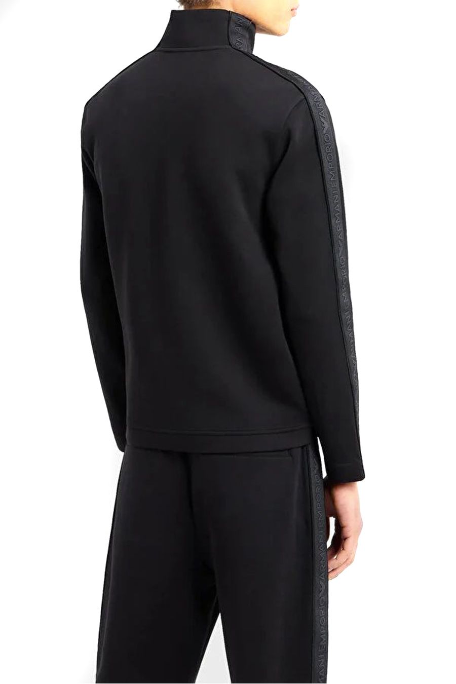 EMPORIO ARMANI  Felpa Uomo Emporio Armani Cotone Misto Nero 3D1M69 1JHSZ0999