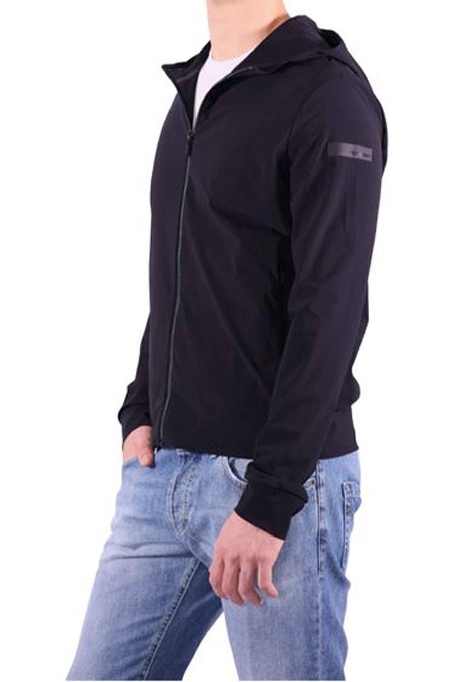 RRD - ROBERTO RICCI DESIGNS  Felpa Uomo RRD Nera In Tessuto Tecnico