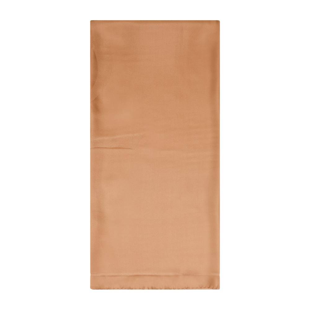 SAINT LAURENT  Foulard di Seta Marrone SAINT LAURENT - Accessori Eleganti da Donna