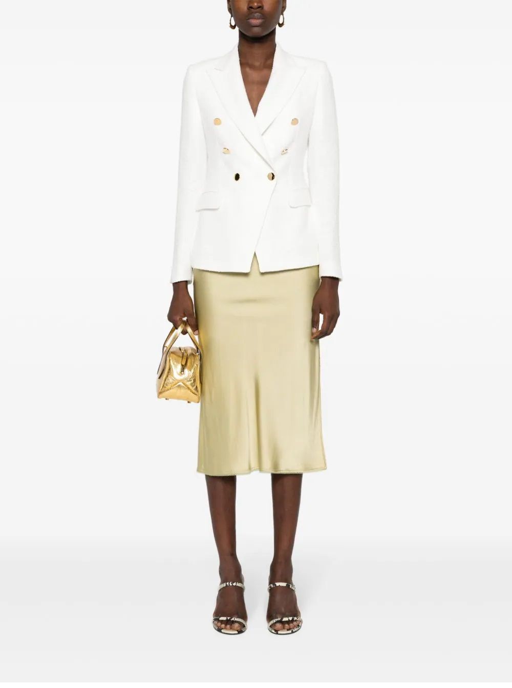 TAGLIATORE  Giacca Bianca TAGLIATORE Da Donna - Elegante Mix Di Poliestere