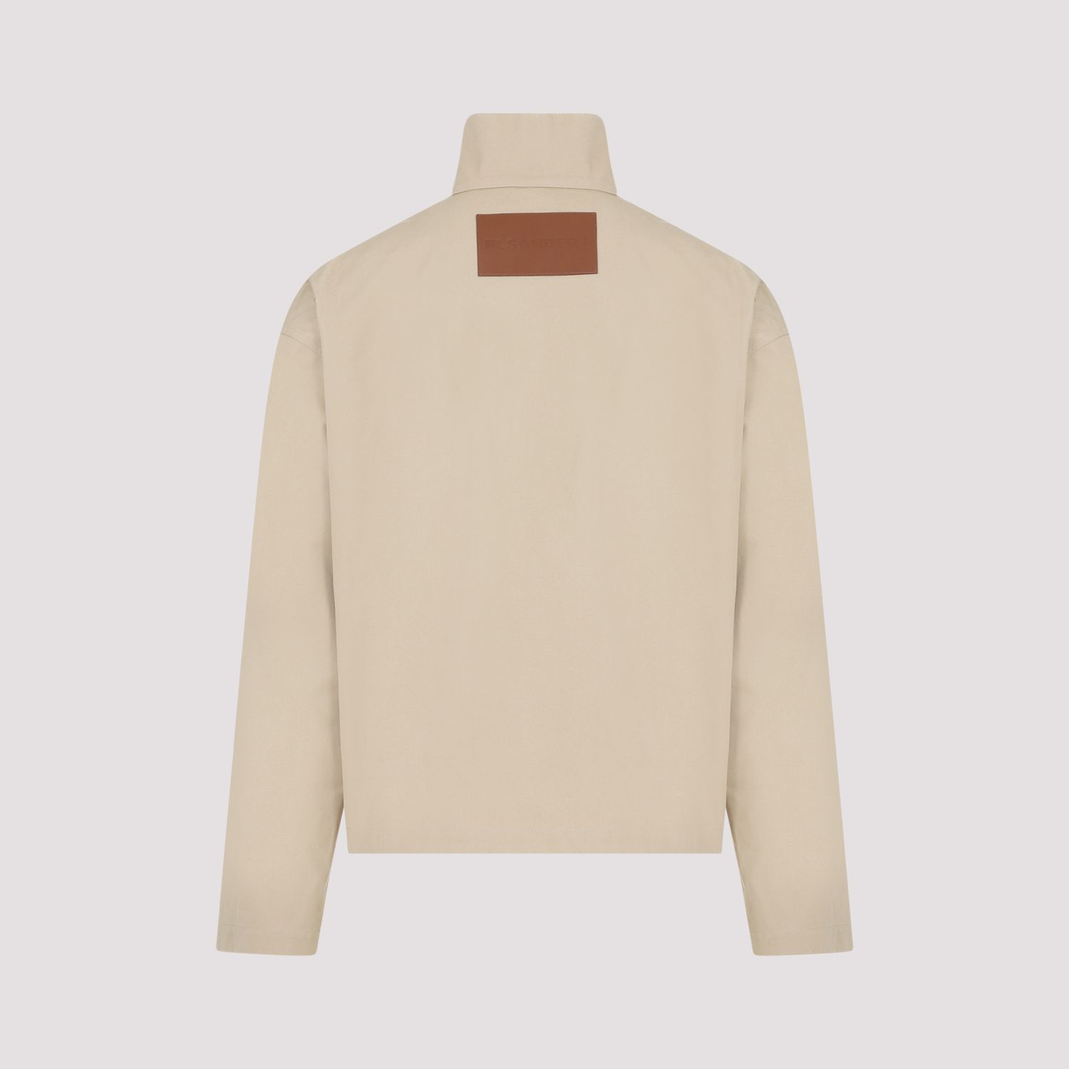 JIL SANDER  Giacca Da Uomo In Cotone Biologico Grigio Jil Sander