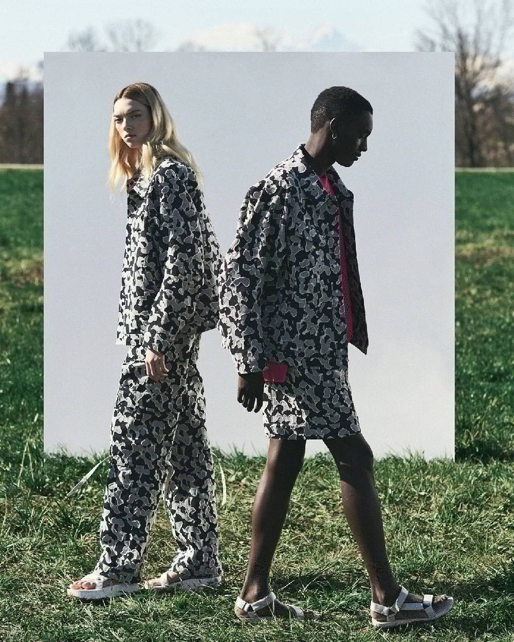 TAKATURNA  Giacca Denim Cinetica TAKATURNA - Unisex Nero Mezzanotte E Grigio