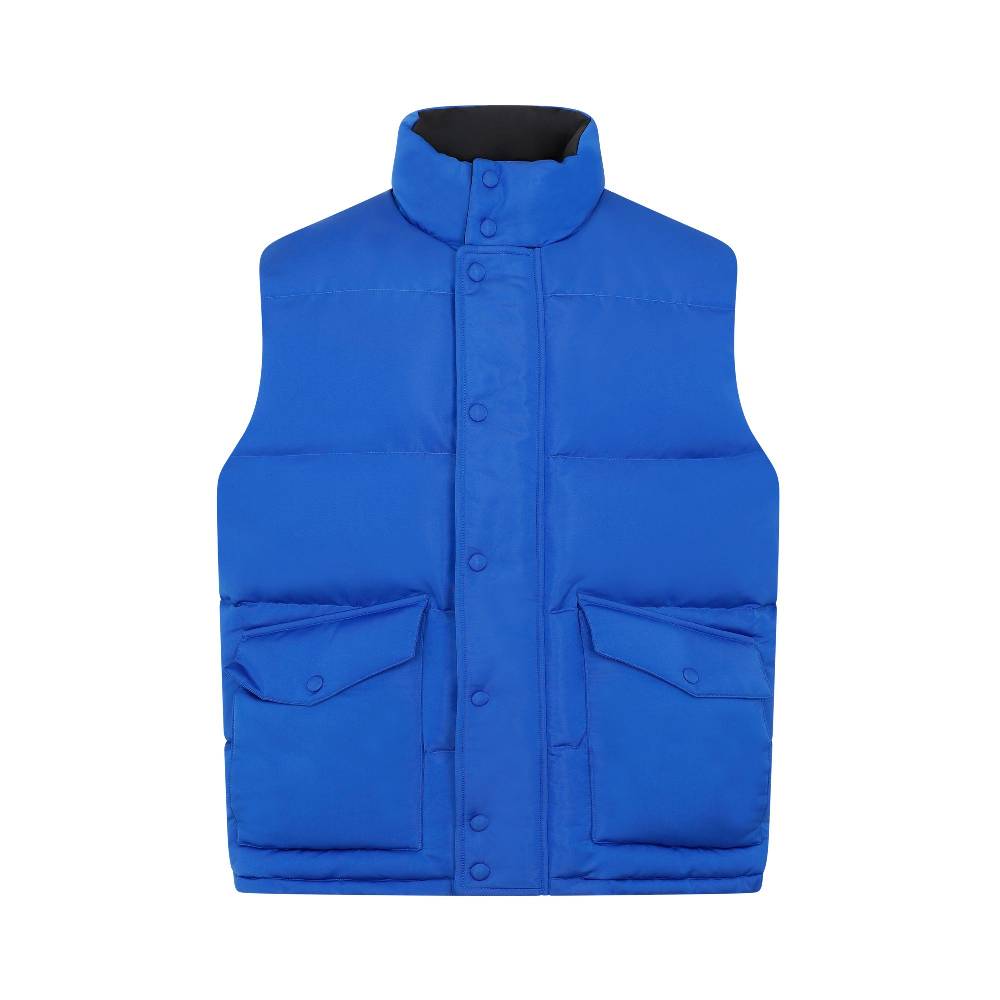 ALEXANDER MCQUEEN  Gilet Imbottito Ultramarino Alexander McQueen - Giacca Blu in Poliestere Uomo