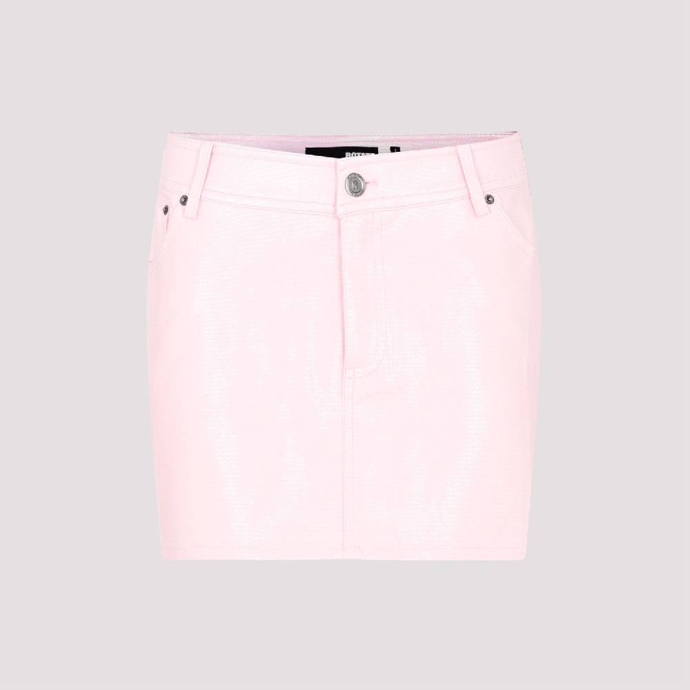 ROTATE Gonna A Vita Alta In Paillettes Rosa Orchidea ROTATE