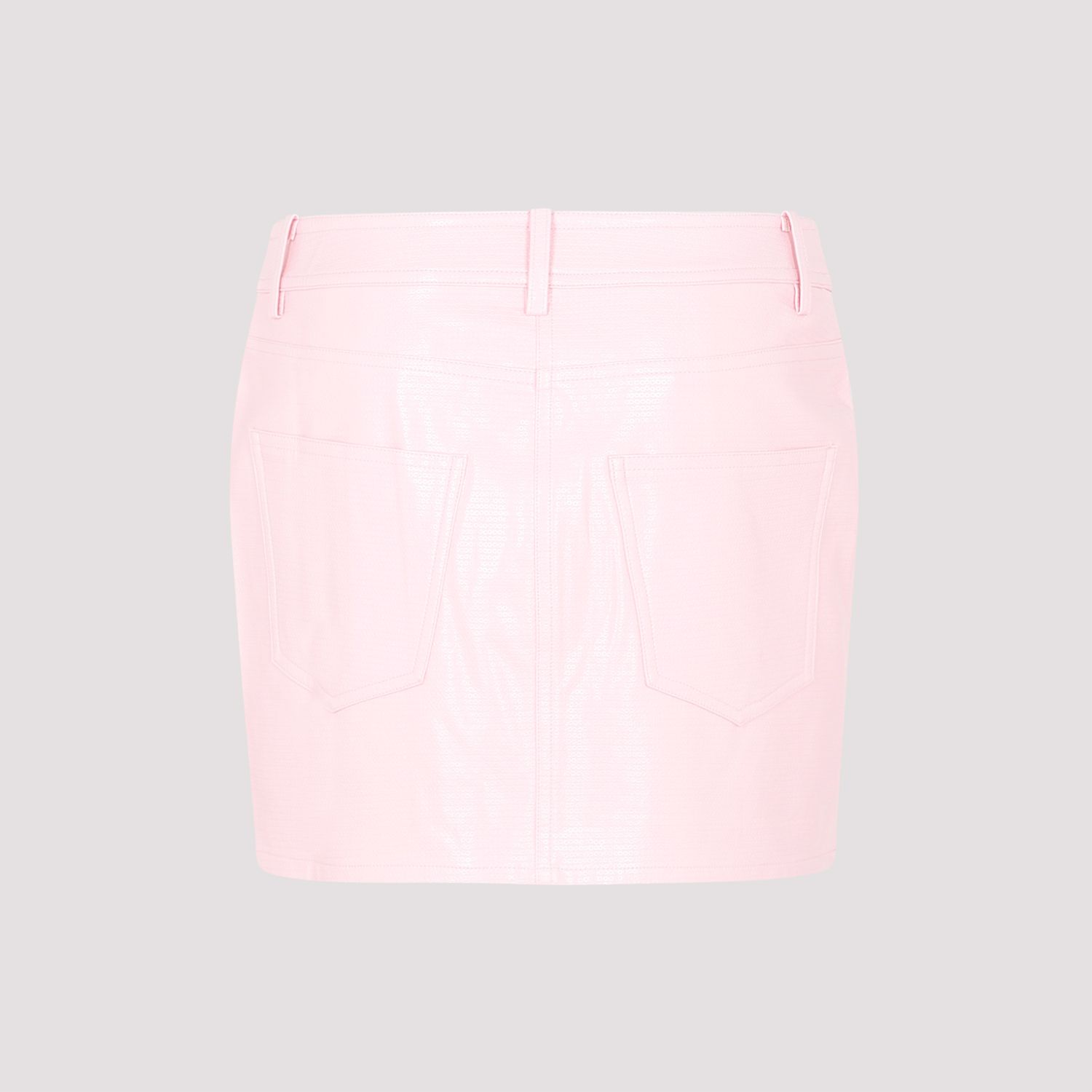 ROTATE Gonna A Vita Alta In Paillettes Rosa Orchidea ROTATE