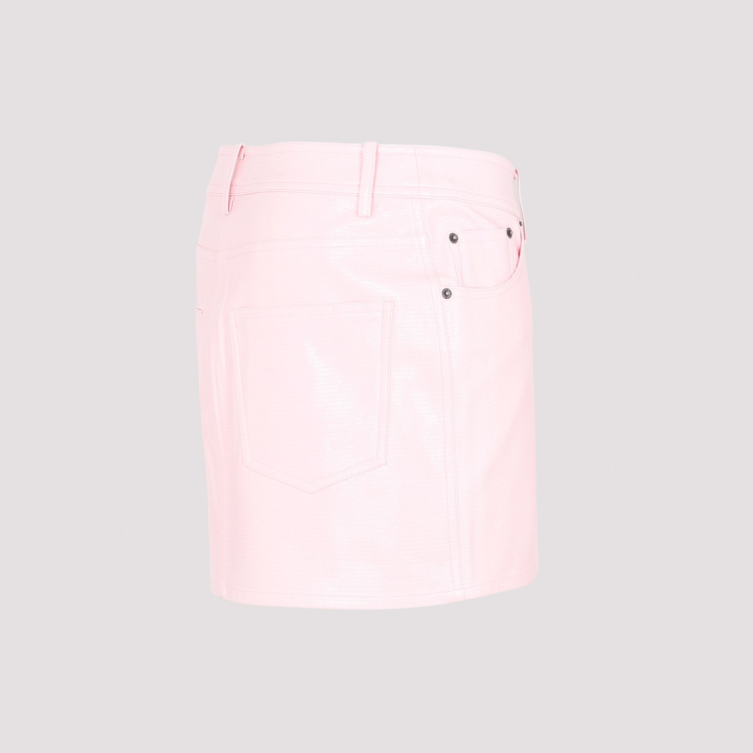 ROTATE Gonna A Vita Alta In Paillettes Rosa Orchidea ROTATE