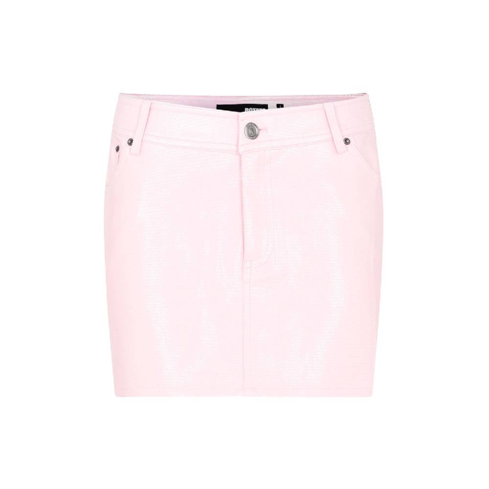 ROTATE  Gonna a Vita Alta in Paillettes Rosa Orchidea ROTATE