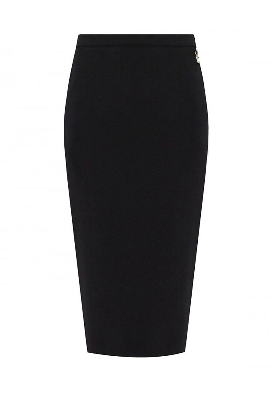 ELISABETTA FRANCHI  Gonna Nera in Poliestere Elisabetta Franchi da Donna