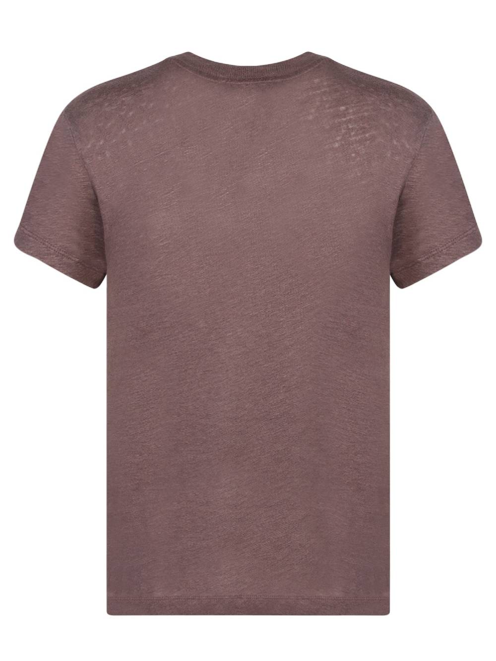 IRO  Maglietta Di Lino Marrone IRO Da Donna