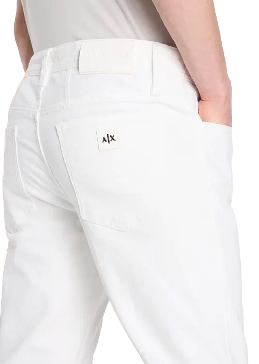 ARMANI EXCHANGE  Jeans Bianchi Elasticizzati Da Uomo ARMANI EXCHANGE