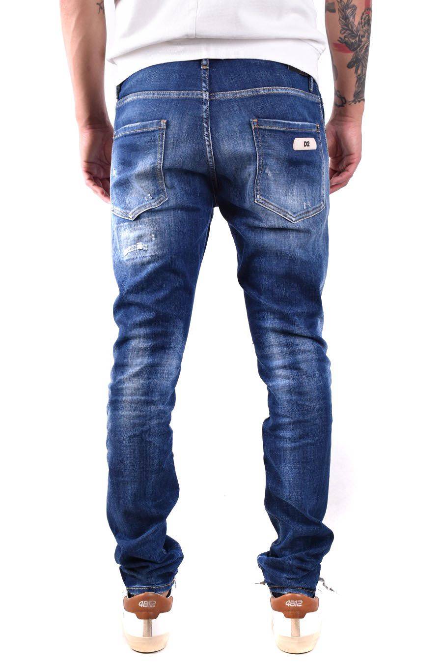 DSQUARED2  Jeans Blu Elasticizzati Uomo DSQUARED2 S71LB1365