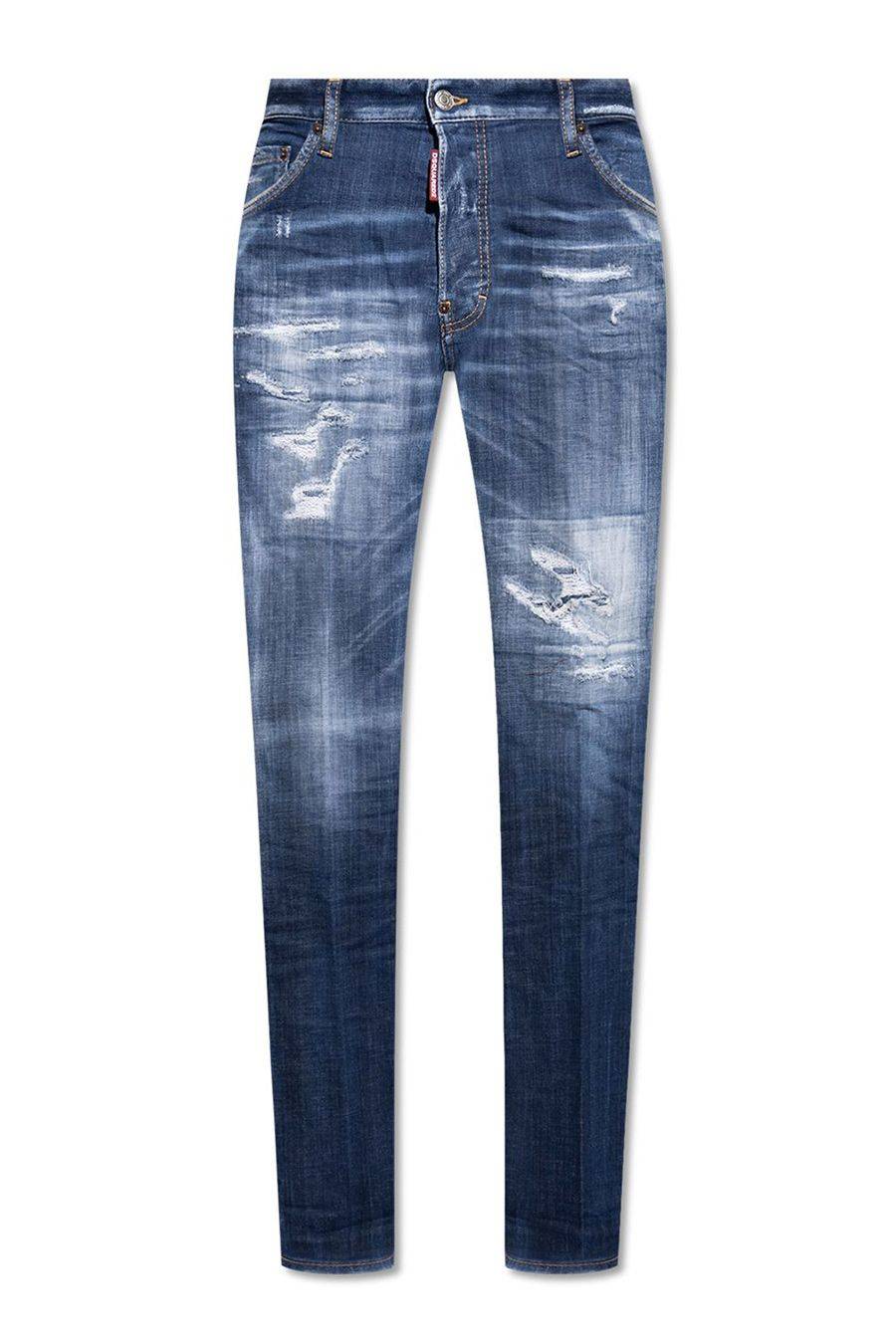 DSQUARED2  Jeans Blu Elasticizzati Uomo DSQUARED2 S71LB1365