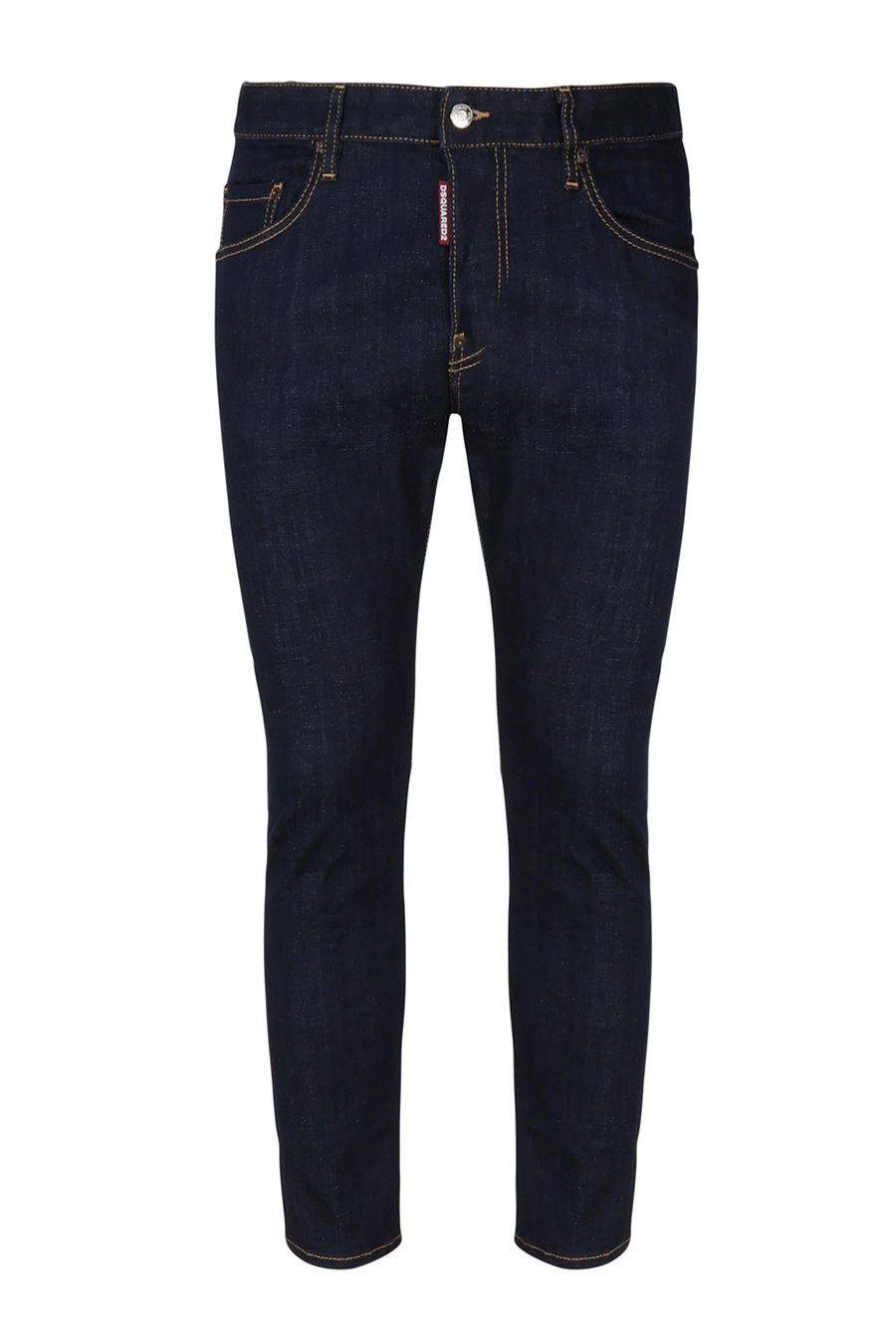 DSQUARED2  Jeans Blu in Cotone Elasticizzato DSQUARED2 da Uomo S74LB1425