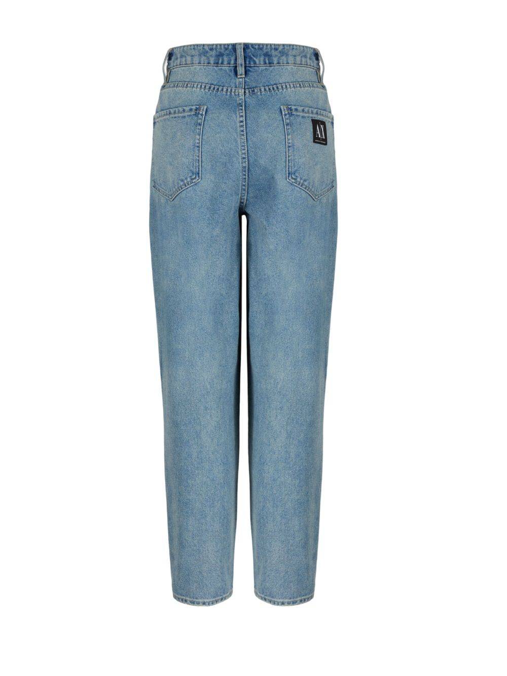 ARMANI EXCHANGE  Jeans Di Cotone Blu Da Donna Armani Exchange