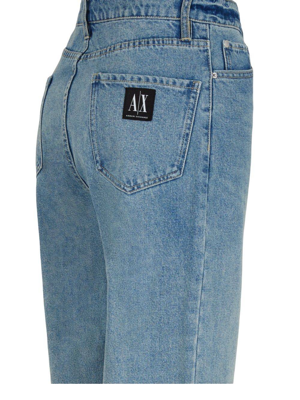 ARMANI EXCHANGE  Jeans Di Cotone Blu Da Donna Armani Exchange