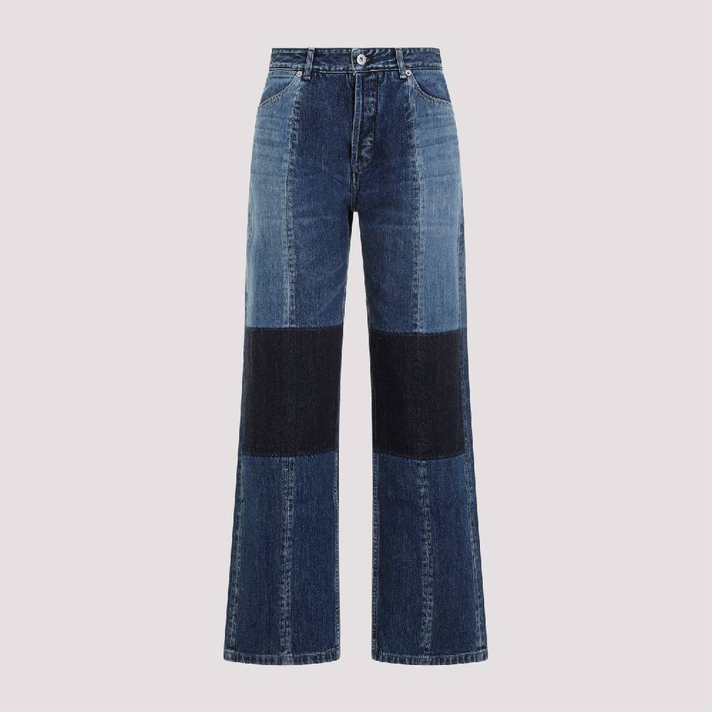 JIL SANDER  Jeans Rilassati Cotone Blu Cobalto Jil Sander - Donna