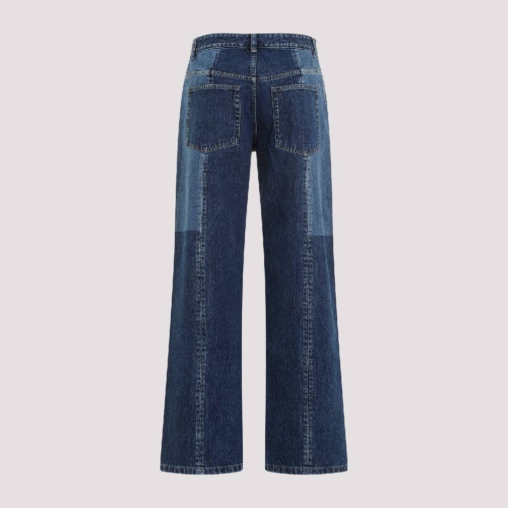 JIL SANDER  Jeans Rilassati Cotone Blu Cobalto Jil Sander - Donna