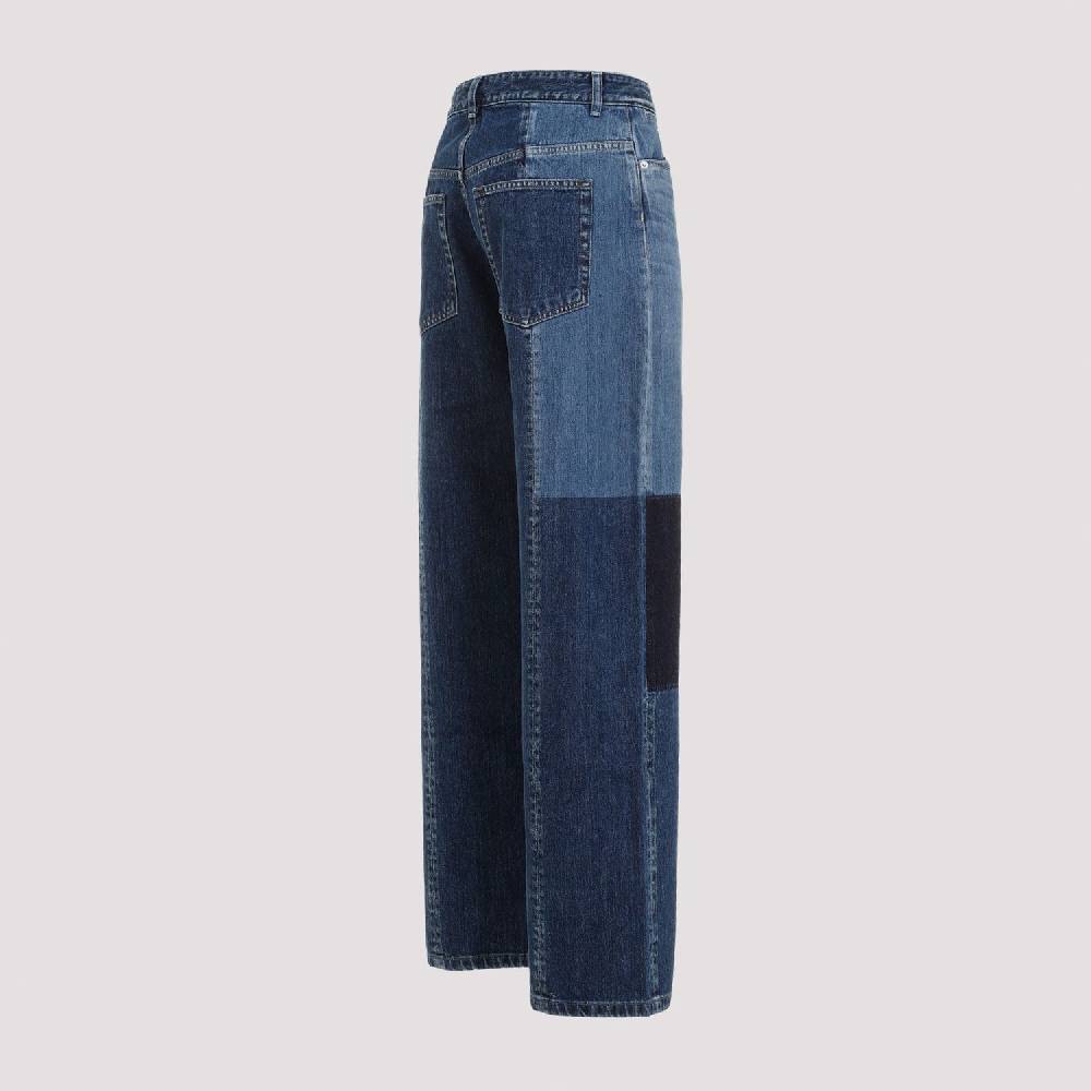 JIL SANDER  Jeans Rilassati Cotone Blu Cobalto Jil Sander - Donna