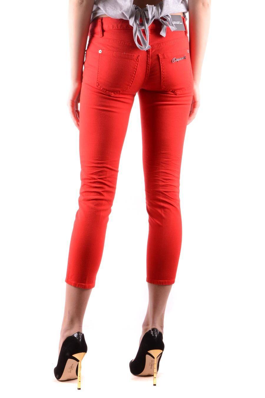 DSQUARED2  Jeans Rossi Skinny DSQUARED2 Da Donna - Elasticizzati Comodi