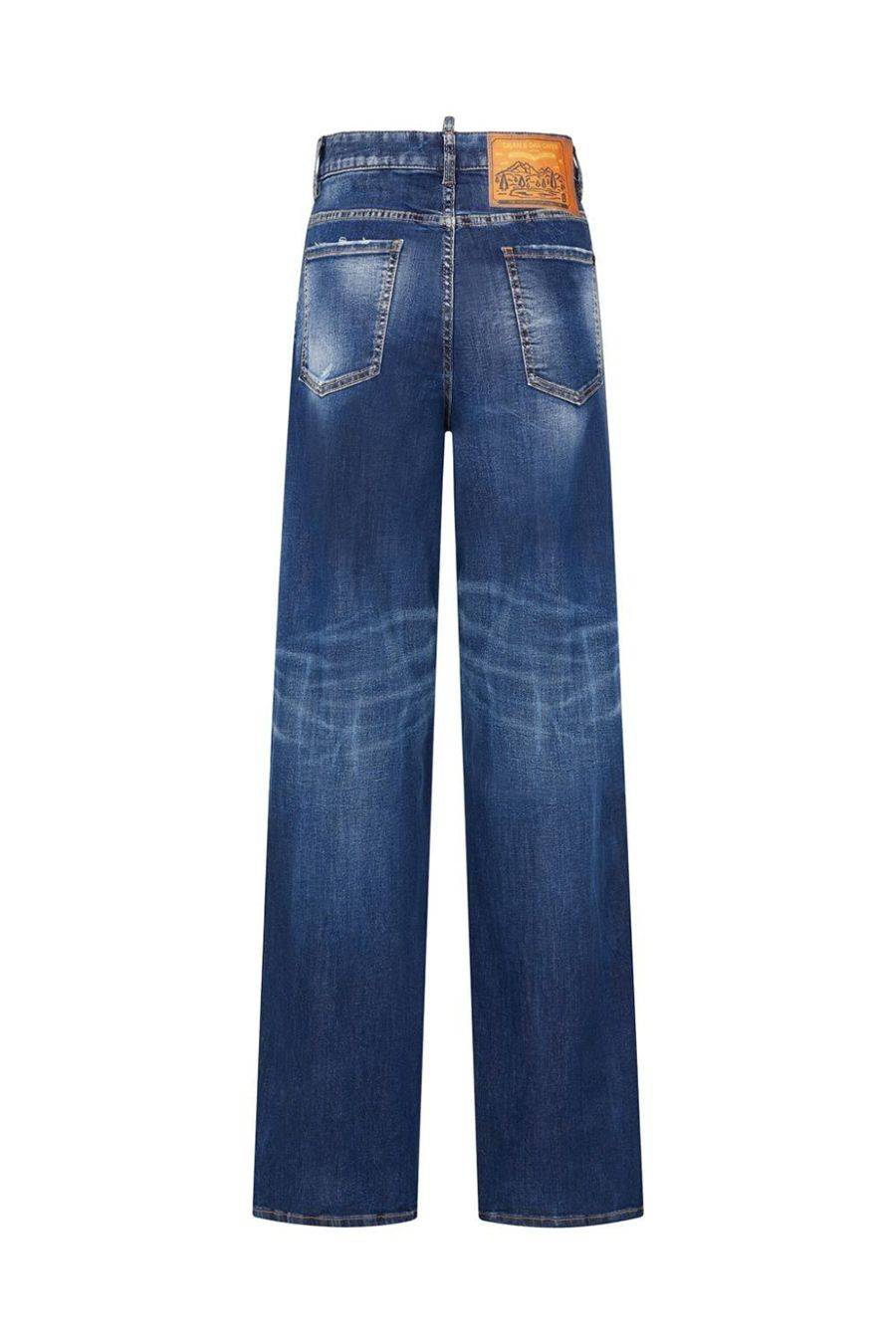 DSQUARED2  Jeans Skinny Blu DSQUARED2 In Cotone 100% Per Donne