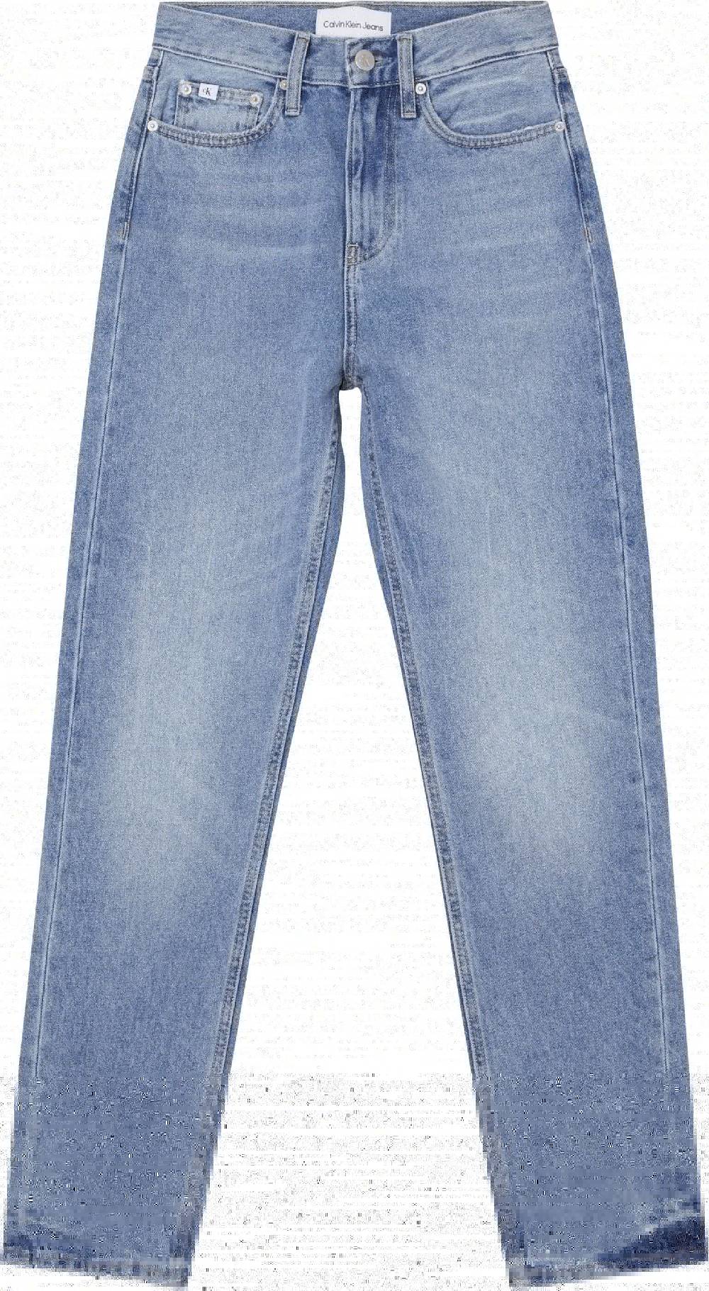 CALVIN KLEIN  Jeans Slim Fit a Vita Alta Calvin Klein in Azzurro