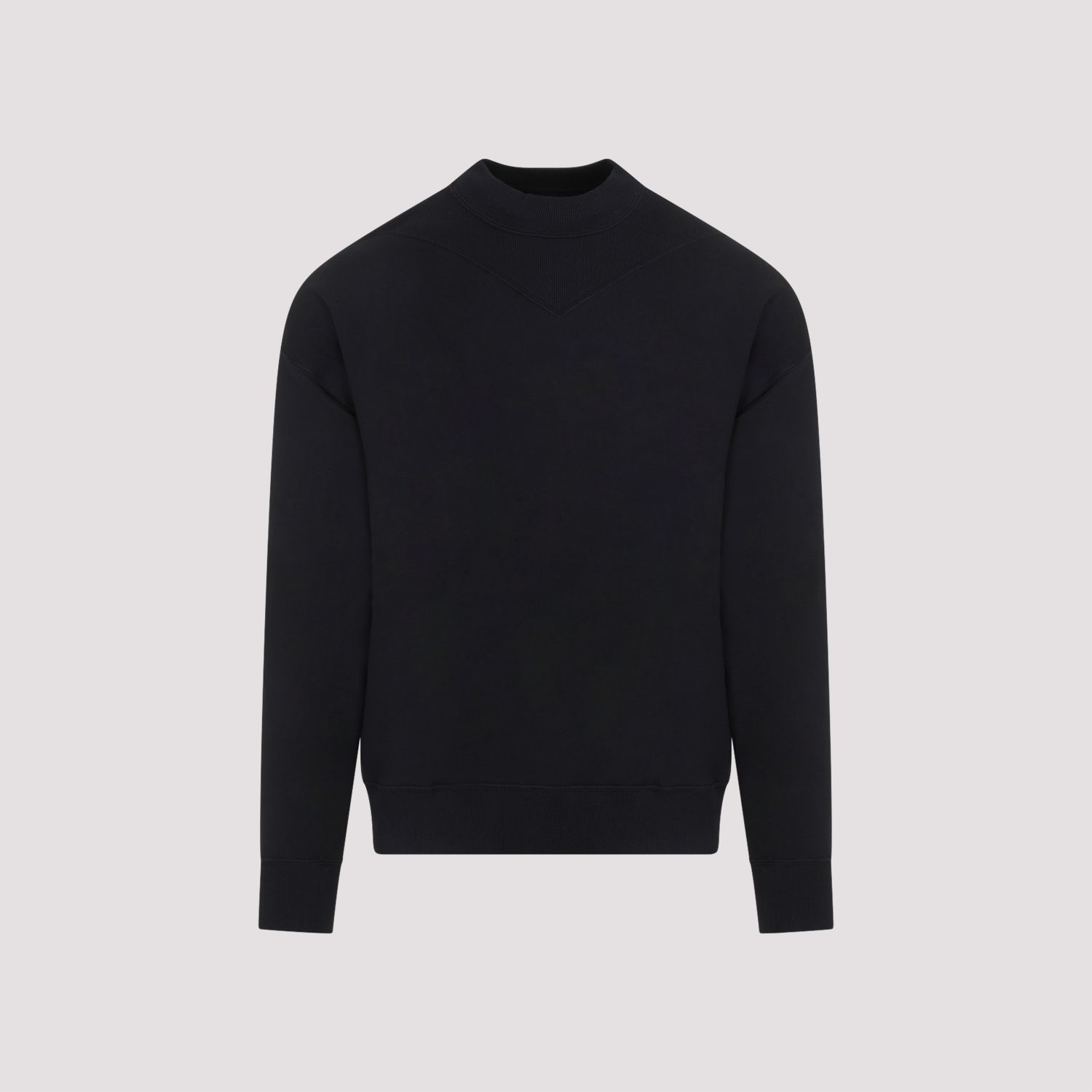 JIL SANDER  Felpa Di Cotone Nera Uomo JIL SANDER
