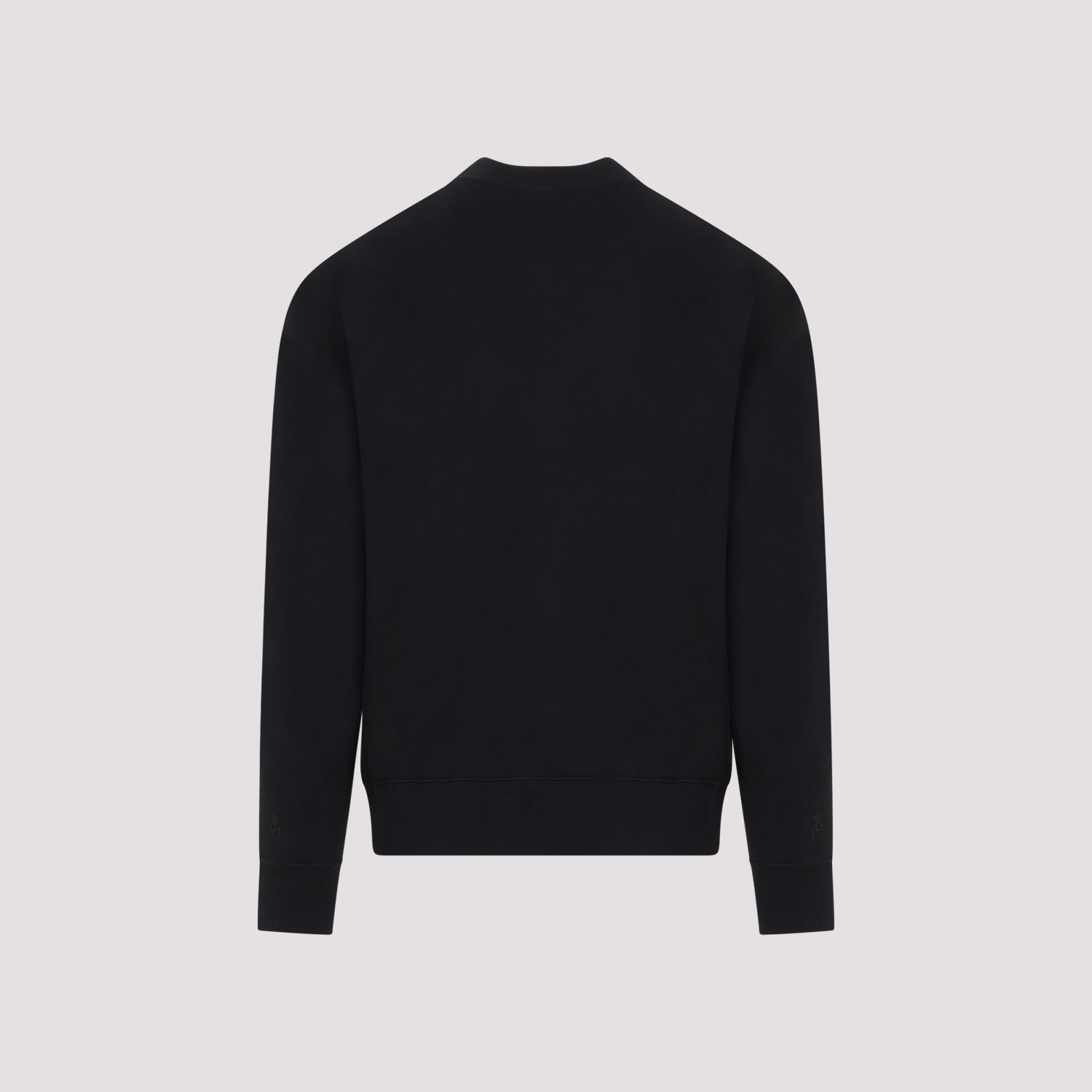 JIL SANDER  Felpa Di Cotone Nera Uomo JIL SANDER