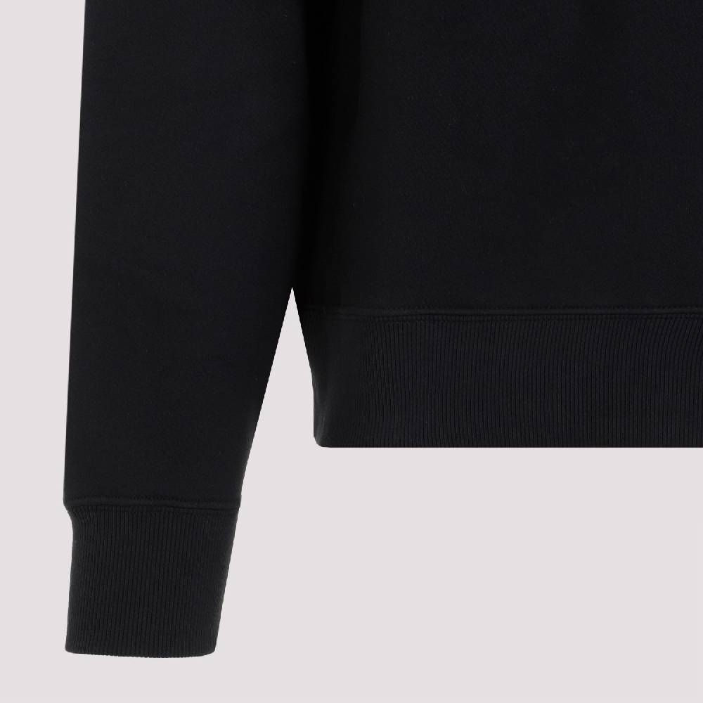 JIL SANDER  Felpa Di Cotone Nera Uomo JIL SANDER