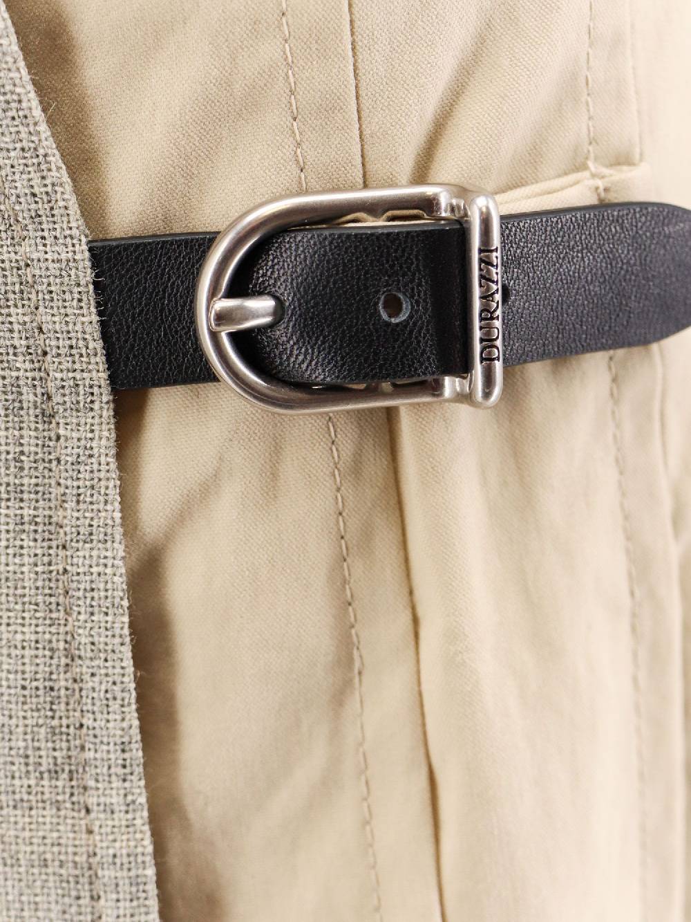 DURAZZI MILANO  Kilt Bicolore Grigio In Lana-Cotone Per Donna DURAZZI MILANO