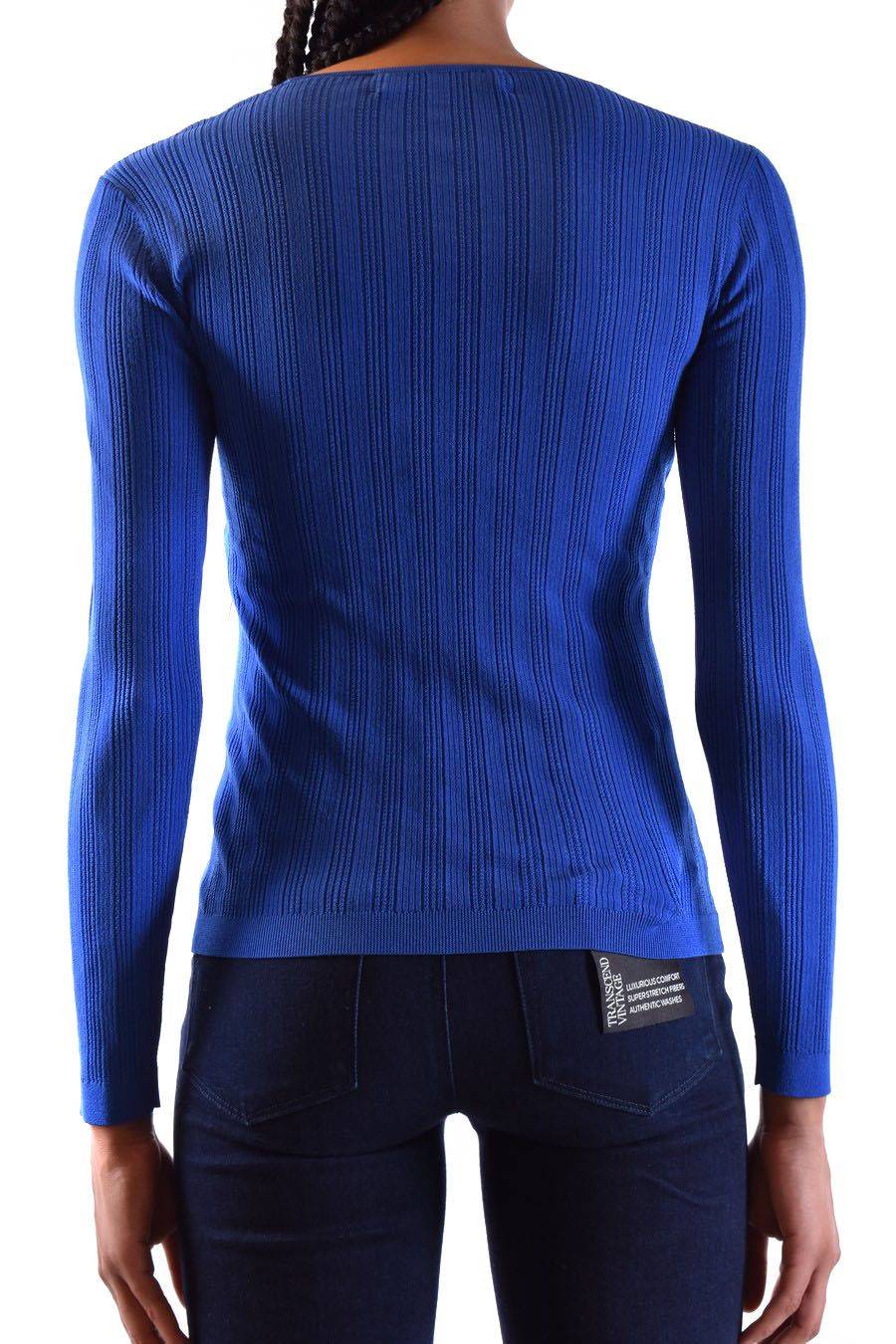 DIANE VON FURSTENBERG  Maglia Blu In Miscela Di Viscosa - Moda Donna Diane Von Furstenberg