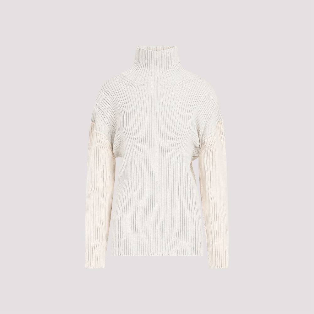 THE ROW  Maglia Costina In Cotone E Cashmere The Row - Nudo