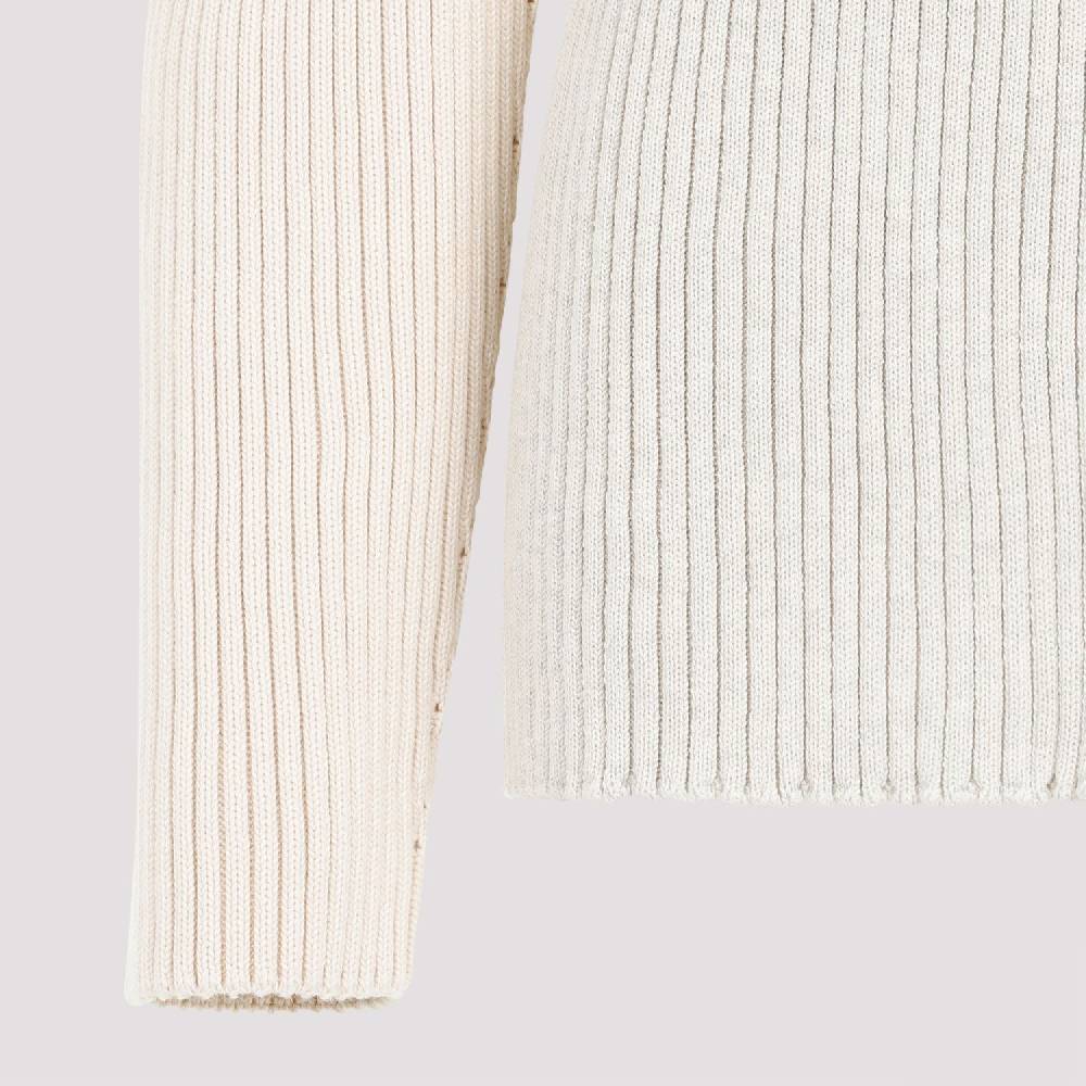 THE ROW  Maglia Costina In Cotone E Cashmere The Row - Nudo