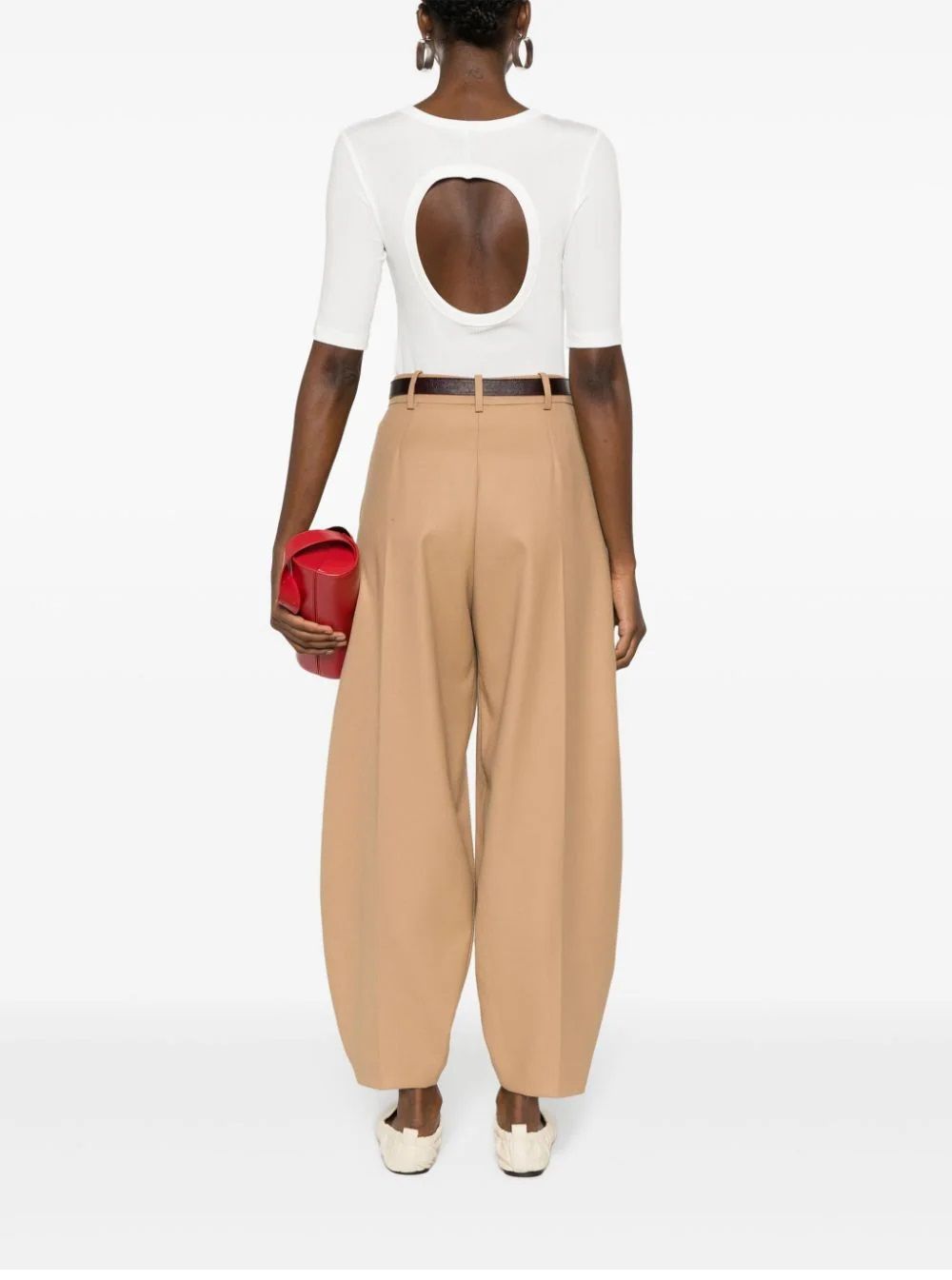 FABIANA FILIPPI  Maglietta Jersey Bianca Da Donna FABIANA FILIPPI