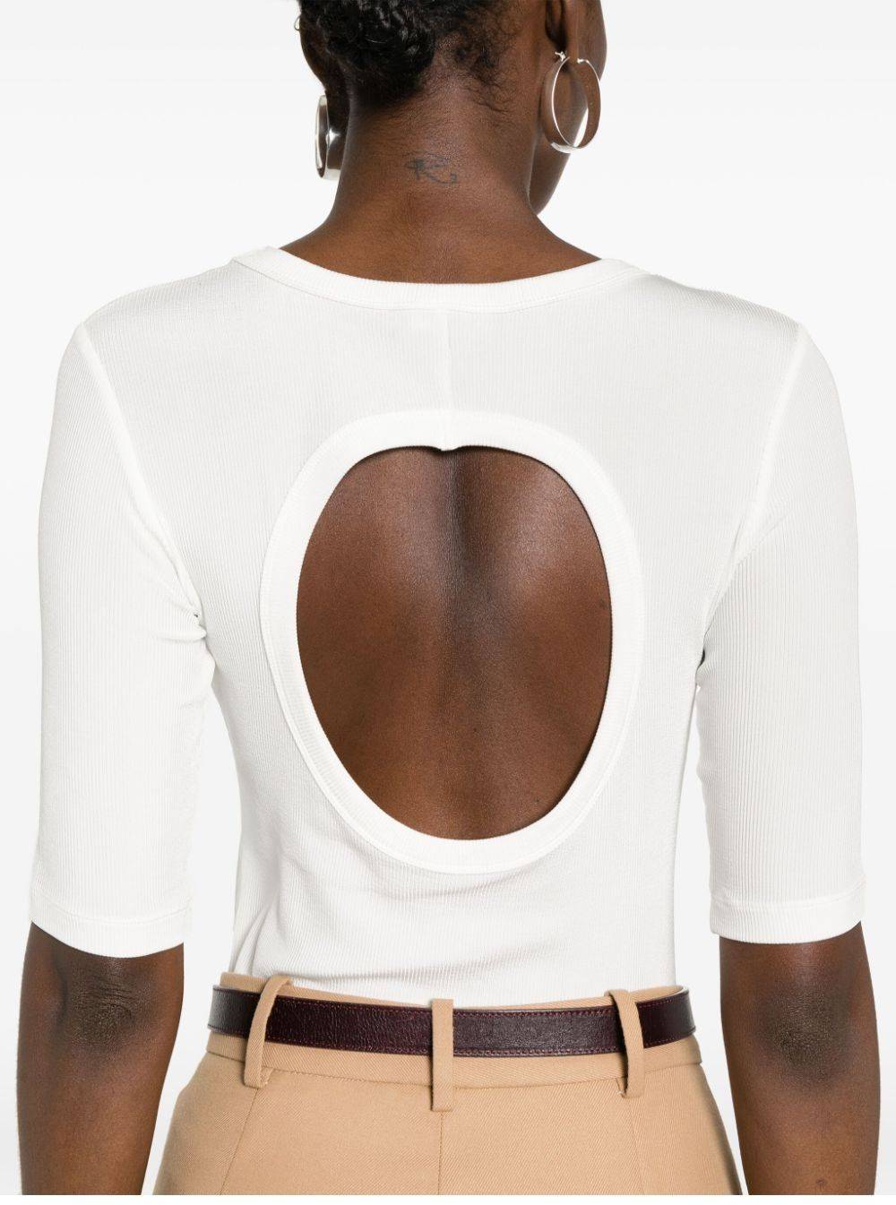 FABIANA FILIPPI  Maglietta Jersey Bianca Da Donna FABIANA FILIPPI