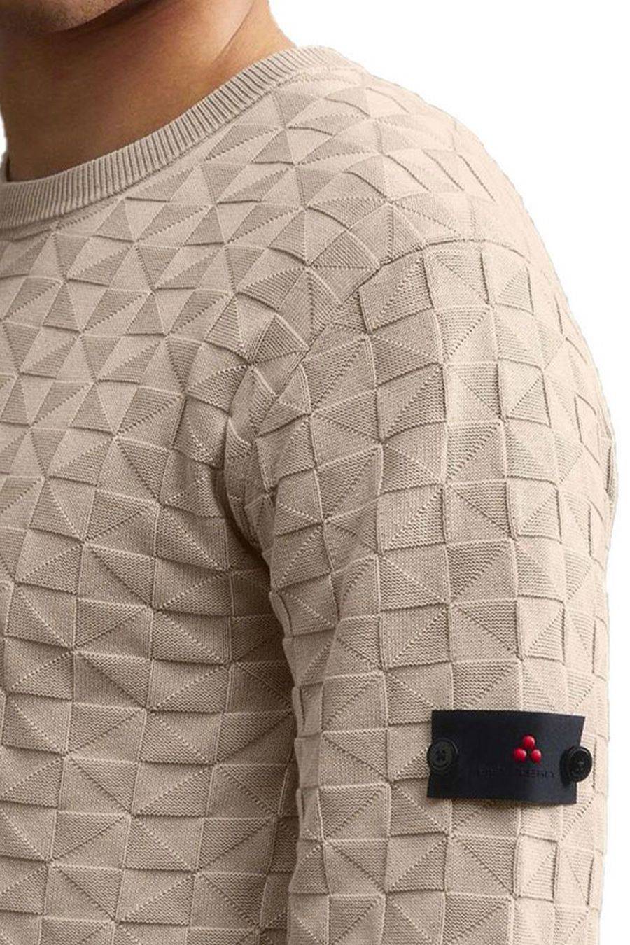 PEUTEREY  Maglione In Cotone Beige Da Uomo - Peuterey PEU5192